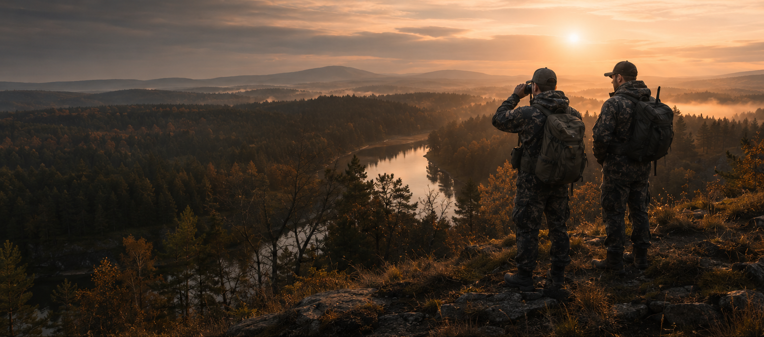 Hunters in the field